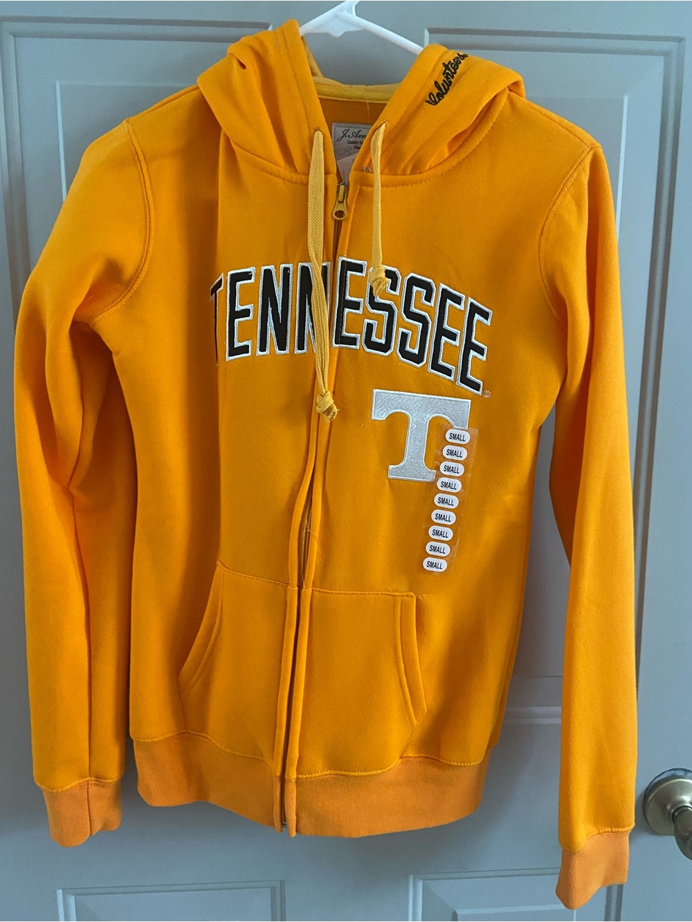 J. America Tennessee Hooded Zip Sweatshirt - Orange
